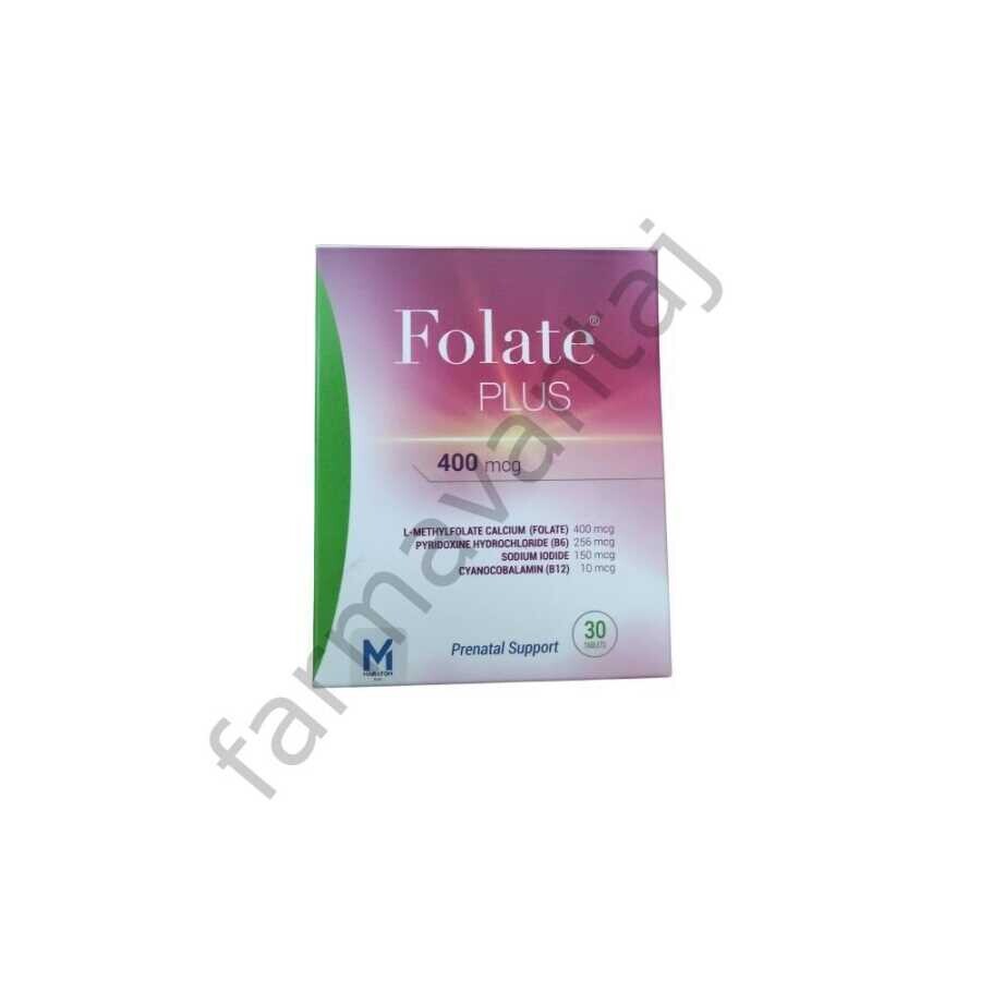 Folate Plus B Vitamini Ve Mineraller İçeren Takviye Edici Gıda 400mcg 30 Tablet - 1