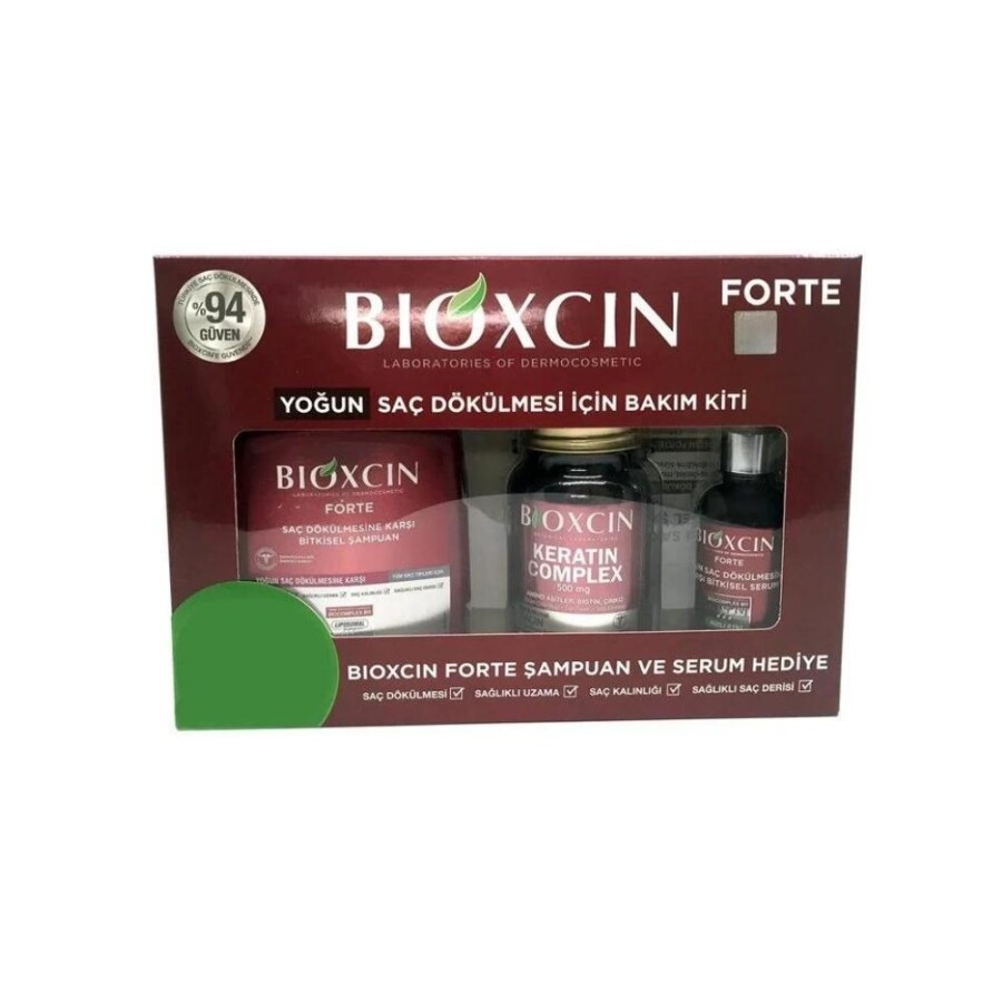 Forte Yoğun Saç Dökülmesi İçin Bakım Kiti Şampuan Ve Serum HEDİYELİ - 1