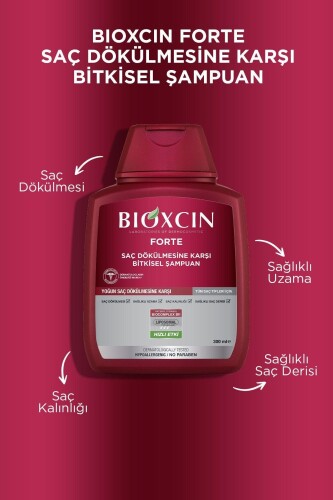 Bioxcin Forte Yoğun Saç Dökülmesine Karşı Bitkisel Şampuan Tüm Saçlar İçin 300 ml - 5