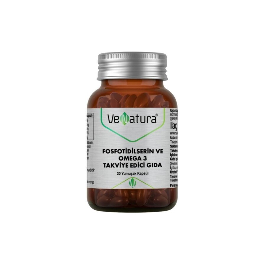 Fosfotidilserin Ve Omega3 Takviye Edici Gıda 30 Yumuşak Kapsül - 1