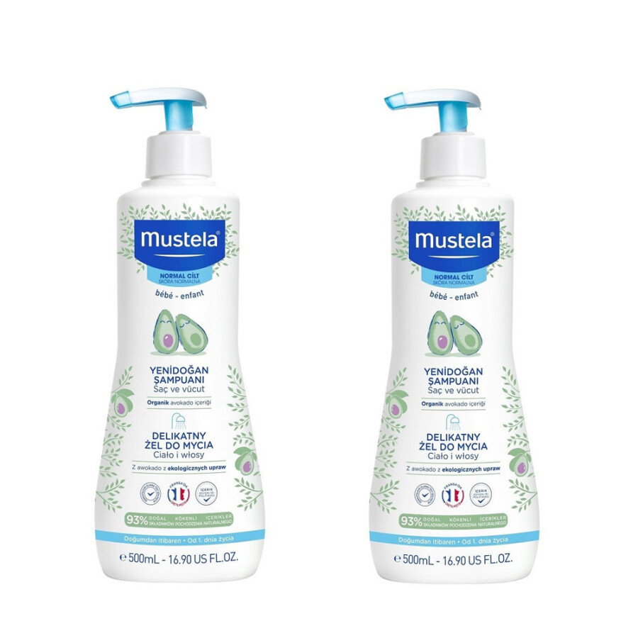Gentle Cleansing Yenidoğan Bebek Şampuanı 500 ml X 2 Adet - 1