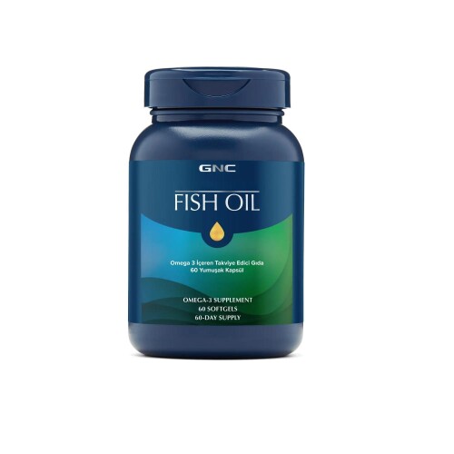GNC Fish Oil 60 Yumuşak Kapsül - GNC