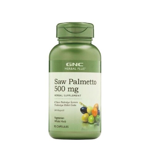GNC Herbal Plus Saw Palmetto 500 mg 90 Kapsül - GNC