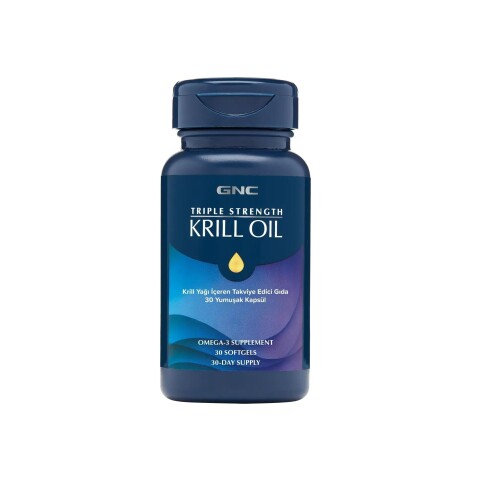 GNC Triple Strenght Krill Oil 30 Kapsül - GNC