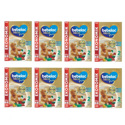 Gold 2 Numara Devam Sütü 800 Gr X 8 Adet - Bebelac