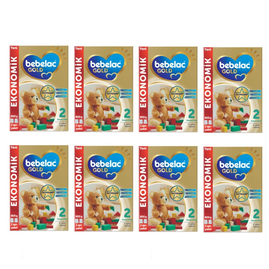 Gold 2 Numara Devam Sütü 800 Gr X 8 Adet - 1