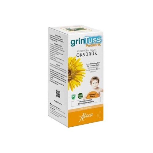 Grintuss Pediatrik Çocuk Öksürük Şurubu 128gr - 1