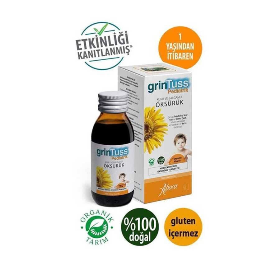 Grintuss Pediatrik Çocuk Öksürük Şurubu 128gr - 2