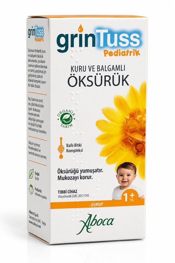 Grintuss Pediatrik Öksürük Şurubu 128 gr - 1