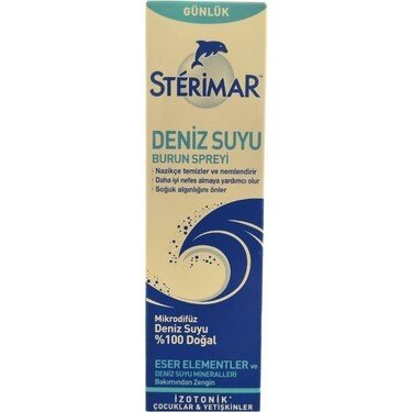Günlük Deniz Suyu Burun Spreyi 50ml - Sterimar