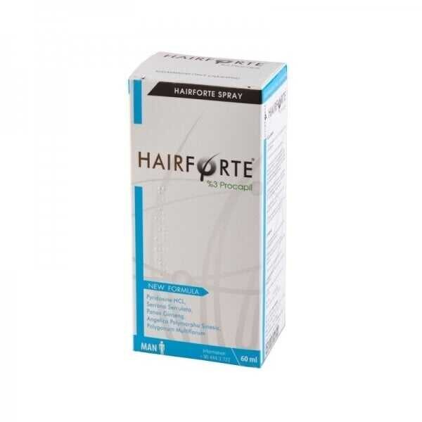 Hair Forte Sprey Erkek %3 Procapil 60 ml - Erkekler İçin - 1