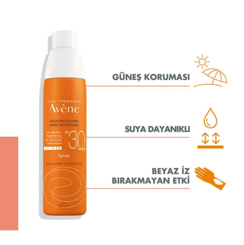 Avene Hassas Yüz Ve Vücut Ciltleri İçin SPF30 Güneş Koruyucu Sprey 200ml - 2