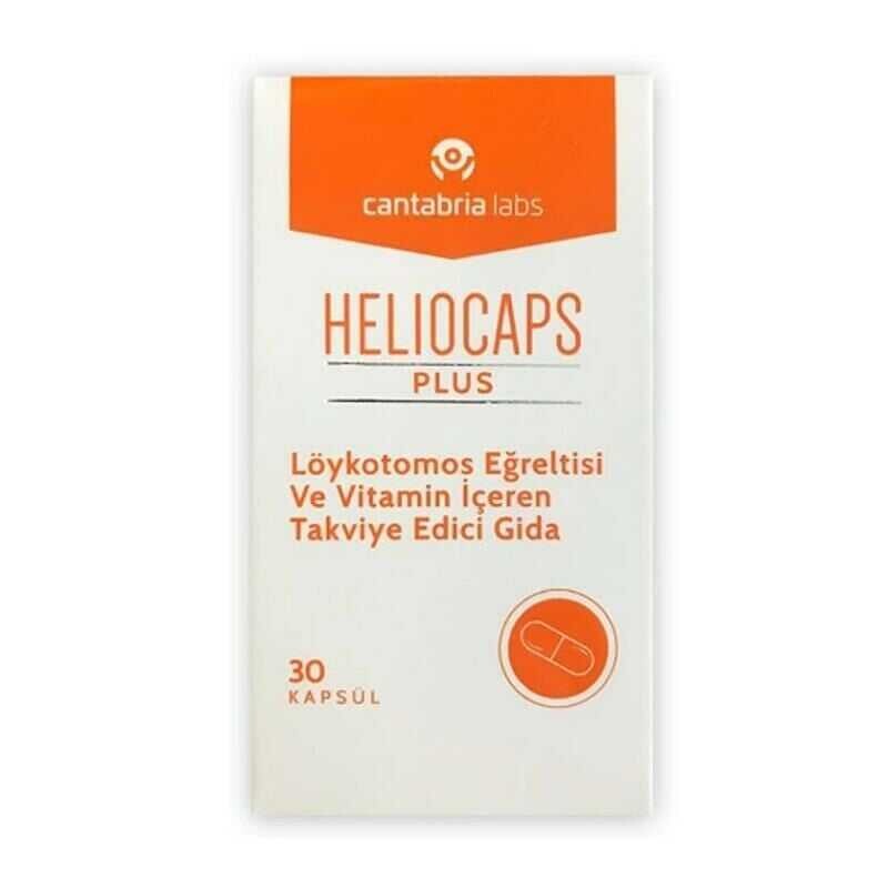 Heliocaps Plus Löykotomos Eğreltisi İçeren Takviye Gıda 30 Kapsül - 1