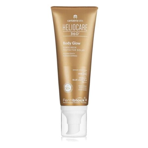 Heliocare 360 Body Glow Sunscreen SPF50+ 100ml - Heliocare