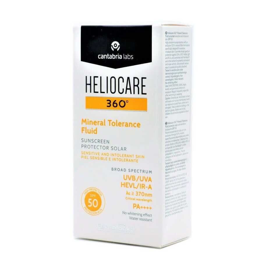 Heliocare 360° Mineral Tolarance Fluid SPF50 Güneş Kremi 50 ml - 1