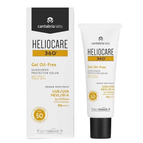 Heliocare 360 Gel Oil Free Yağsız SPF50 Güneş Koruyucu Jel 50 ml 