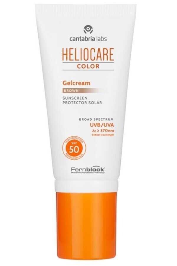 Heliocare Color Gelcream Brown Spf 50 Renkli Güneş Kremi 50 ml - 1