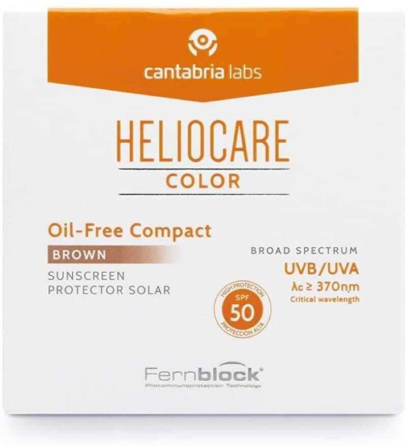Heliocare Color SPF 50 Oil Free Compact Brown(Esmer) 10 gr - 1