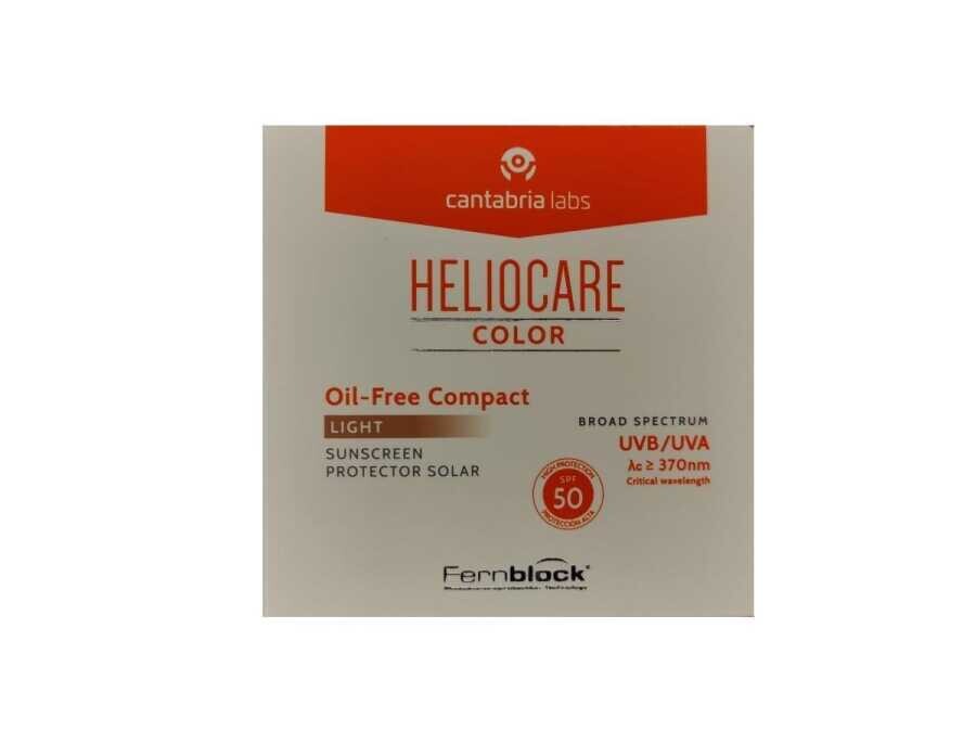 Heliocare Color SPF 50 Oil Free Compact Light(Buğday) 10 gr - 1