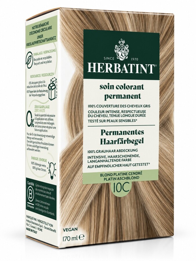 Herbatint Saç Boyası 10C Swedish Blonde 170 Ml - 1