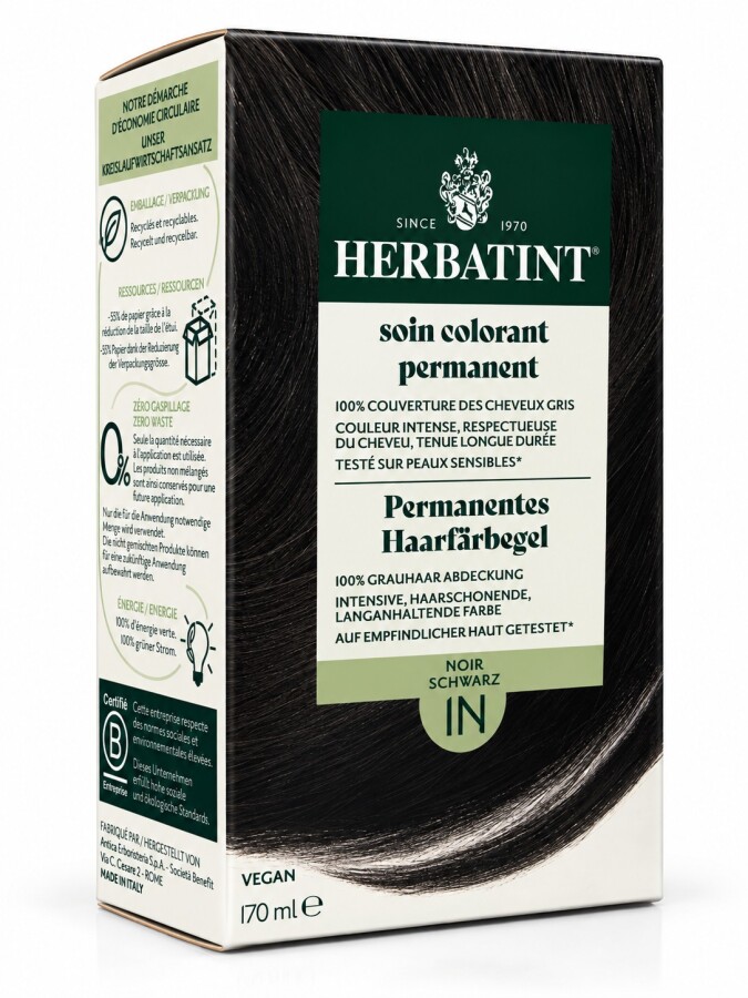Herbatint Saç Boyası 1N Noir - Black 170 Ml - 1