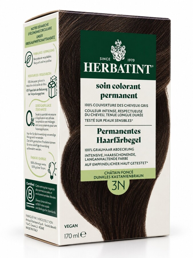 Herbatint Saç Boyası 3N Chatain Fonce 170 Ml - 1