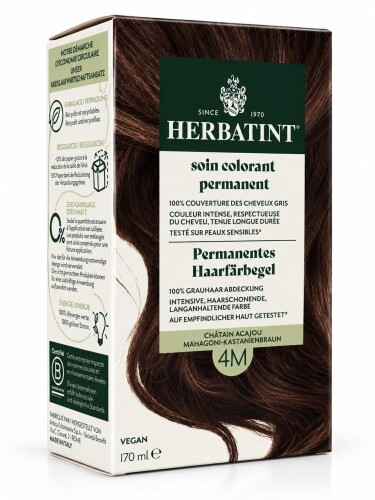 Herbatint Saç Boyası 4M Chatain Acajou 170 Ml - HERBATİNT