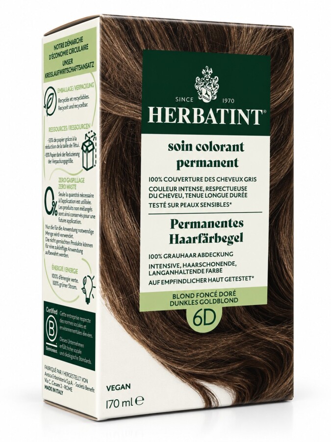 Herbatint Saç Boyası 6D Blond Fonce Dore 170 Ml - 1