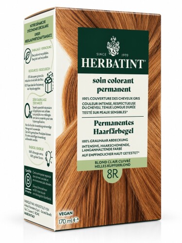 Herbatint Saç Boyası 8R Light Copper Blonde 170 Ml - HERBATİNT