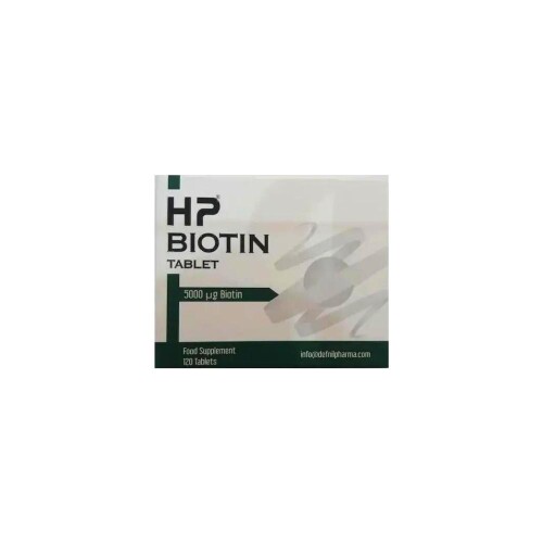 HP Biotin 5000mcg Takviye Edici Gıda 120 Tablet - Defnil Pharma