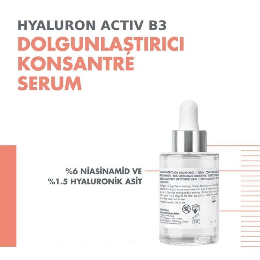 Avene Hyaluron Activ B3 Dolgunlaştırıcı Konsantre Serum 30 ml - 3