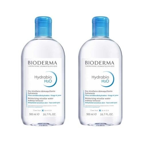 Hydrabio H2O Yüz ve Makyaj Temizleme Suyu 500 ml İkili Paket - Bioderma