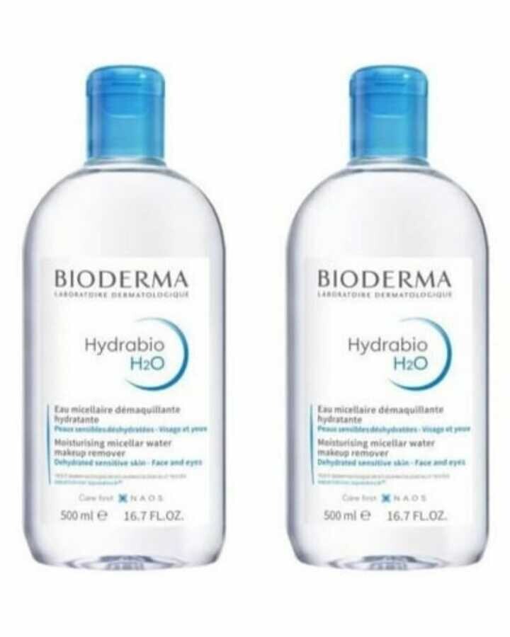 Hydrabio H2O Yüz ve Makyaj Temizleme Suyu 500 ml İkili Paket - 1