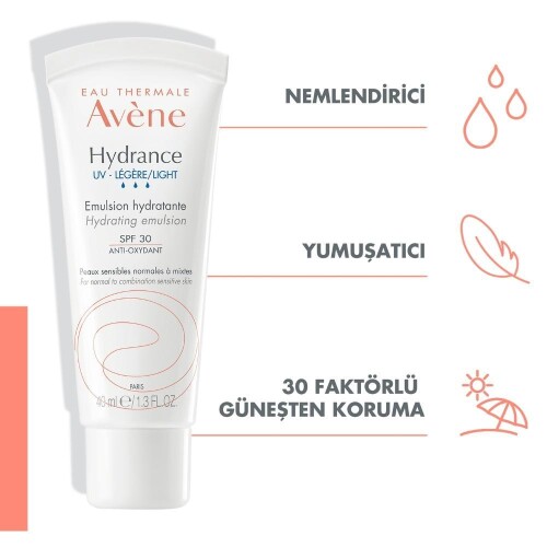 Avene Hydrance Light Nemlendirici Krem SPF 30 40 ml - 3