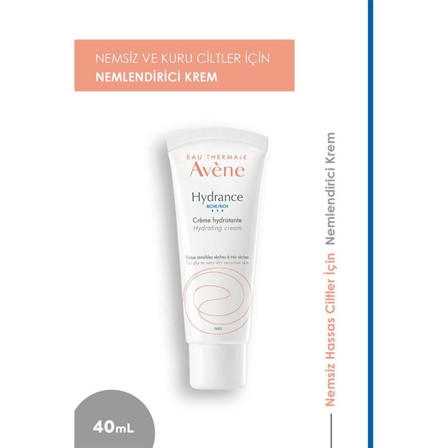 Avene Hydrance Rich Nemlendirici Krem 40 ml​ - 2