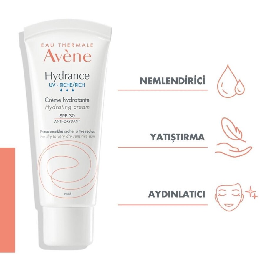 Avene Hydrance Rich Nemlendirici Krem 40 ml​ - 3