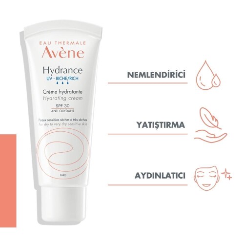 Avene Hydrance Rich Nemlendirici Krem SPF 30 40 ml - 2