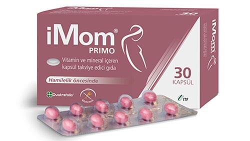 İmomprimo Vitamin Ve Mineral İçeren Takviye Edici Gıda 30 Kapsül - ITF İlaç