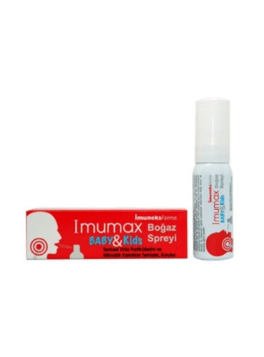 İmuneks Farma İmumax 3 Yaş Ve Üstü Boğaz Spreyi - 20 Ml - Imuneks
