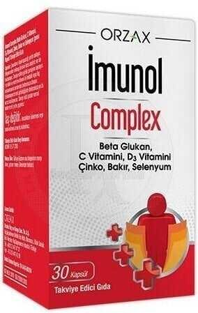 Imunol Complex Takviye Edici Gıda 30 Kapsül - Orzax