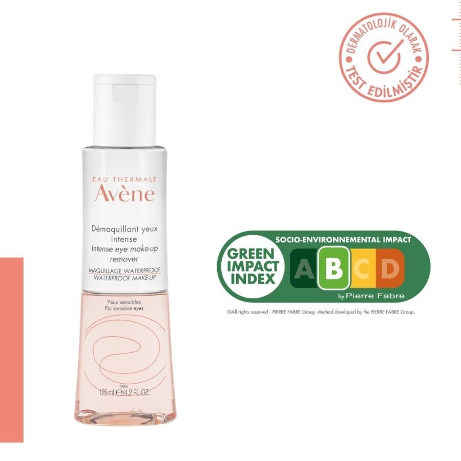 Avene Intense Eye Make-Up Remover Yoğun Göz Makyajı Temizleyici 125ml - 5