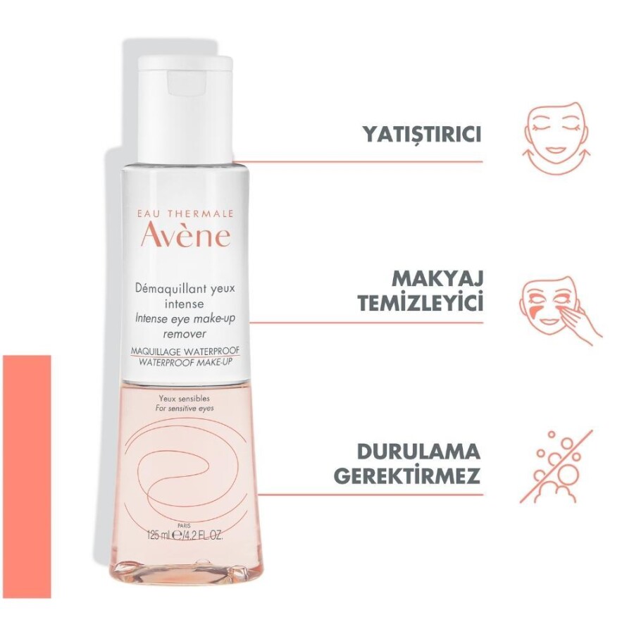 Avene Intense Eye Make-Up Remover Yoğun Göz Makyajı Temizleyici 125ml - 3