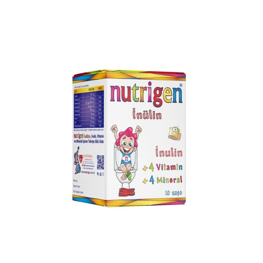 İnülin Probiyotik Vitamin Ve Mineraller İçeren Takviye Edici Gıda 10 Saşe - 1