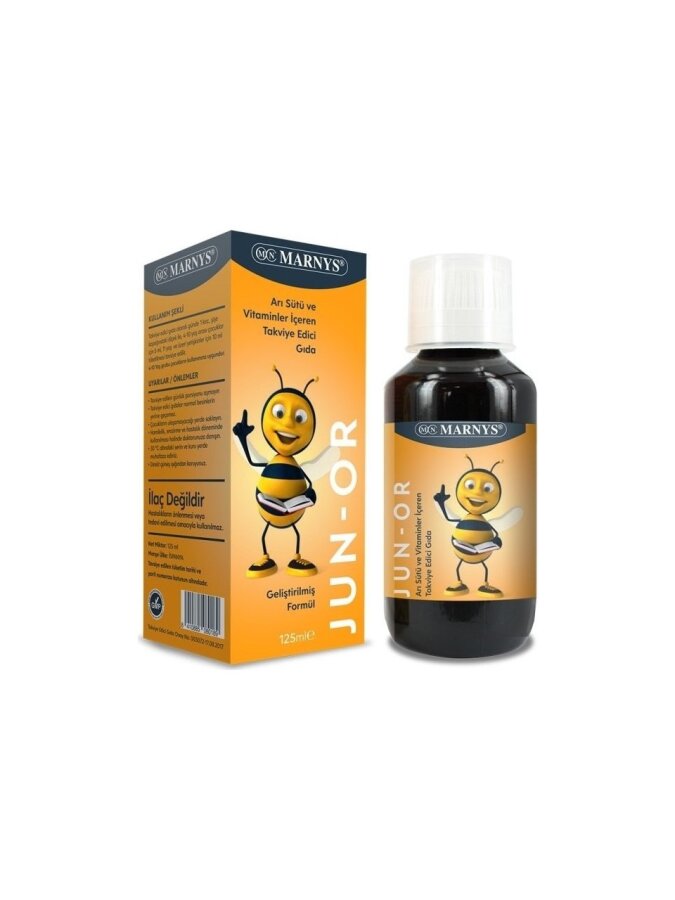 Jun-Or Arı Sütü Ve Vitaminler İçeren Takviye Edici Gıda 125ml - 1