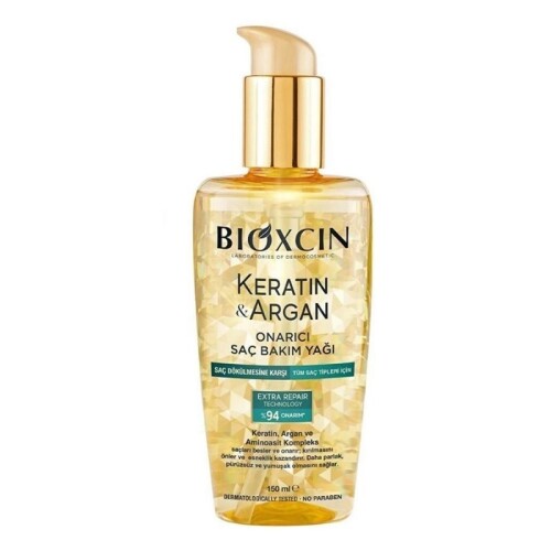 Bioxcin Keratin Argan Onarıcı Saç Bakım Yağı 150 ML - 1