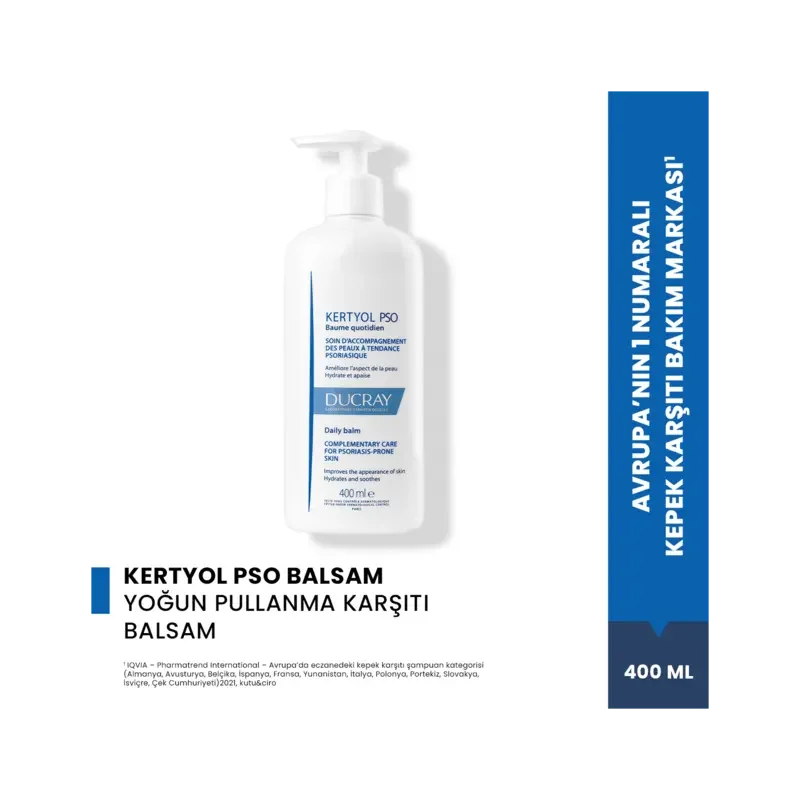Kertyol Pso Daily Balm Günlük Nemlendirici Balm 400ml - 4