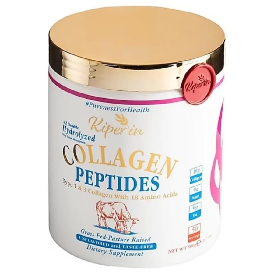 Kiperin Collagen Peptides 500 g Toz (50 Günlük) - 1