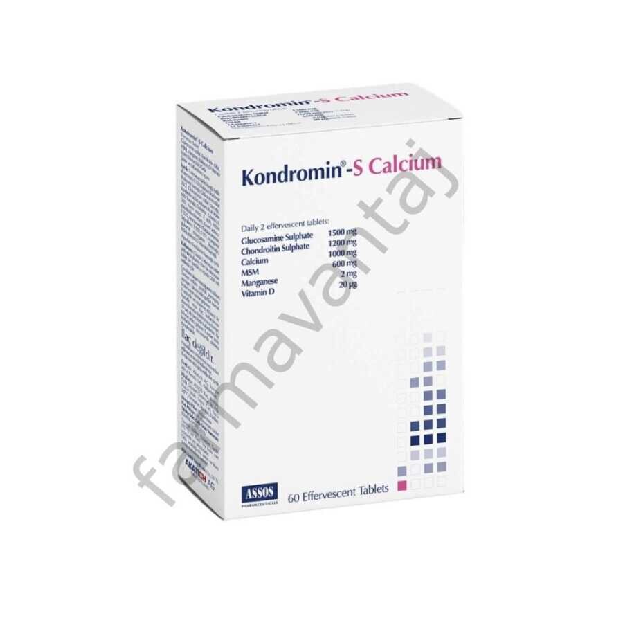 Kondromin-S Calcium Takviye Edici Gıda 60 Efervesan Tablet - 1