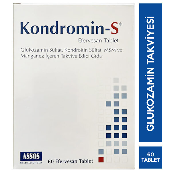 Kondromin-S Msm Ve Mineraller İçeren Takviye Edici Gıda 60 Efervesan Tablet - 1