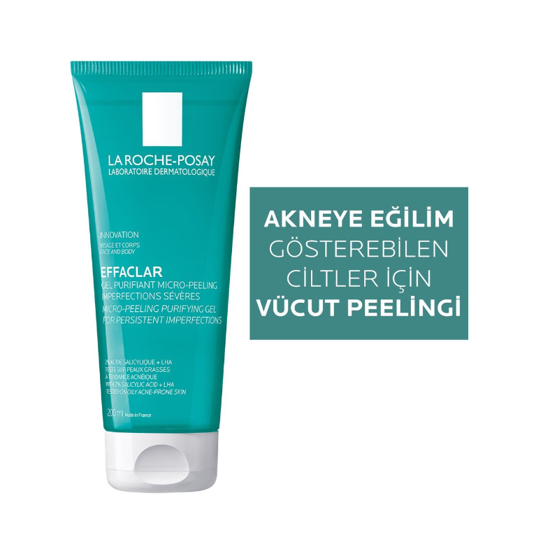 La Roche Posay Effaclar Mikro Peeling Jel Vücut 200 ml - 3